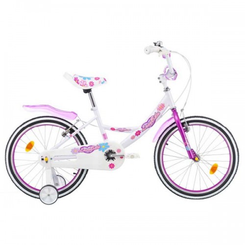 Bicicleta pentru copii Chipolino Lusy 20 - alb-violet
