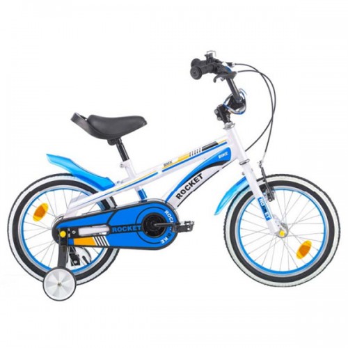 Bicicleta pentru copii Chipolino Rocket 16 - alb-albastru