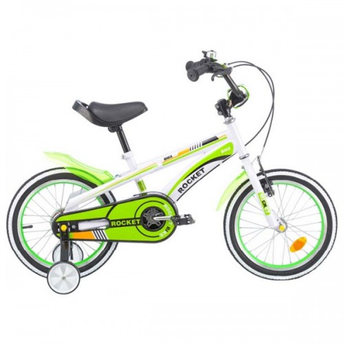 Bicicleta pentru copii Chipolino Rocket 16 - alb-verde