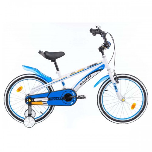 Bicicleta pentru copii Chipolino Rocket 20 - alb-albastru