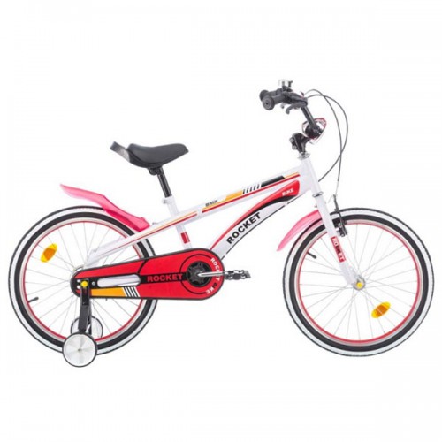 Bicicleta pentru copii Chipolino Rocket 20 - alb-rosu
