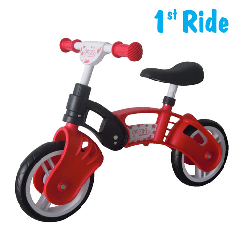 Bicicleta fara pedale Kinderkraft 1 St Ride - rosu