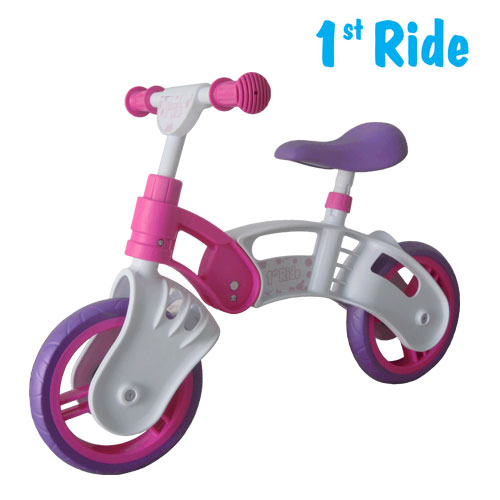 Bicicleta fara pedale Kinderkraft 1 St Ride - roz