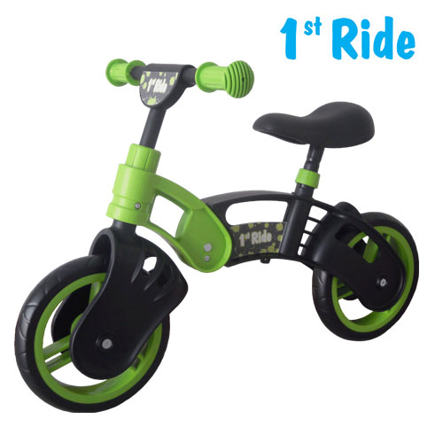 Bicicleta fara pedale Kinderkraft 1 St Ride - verde