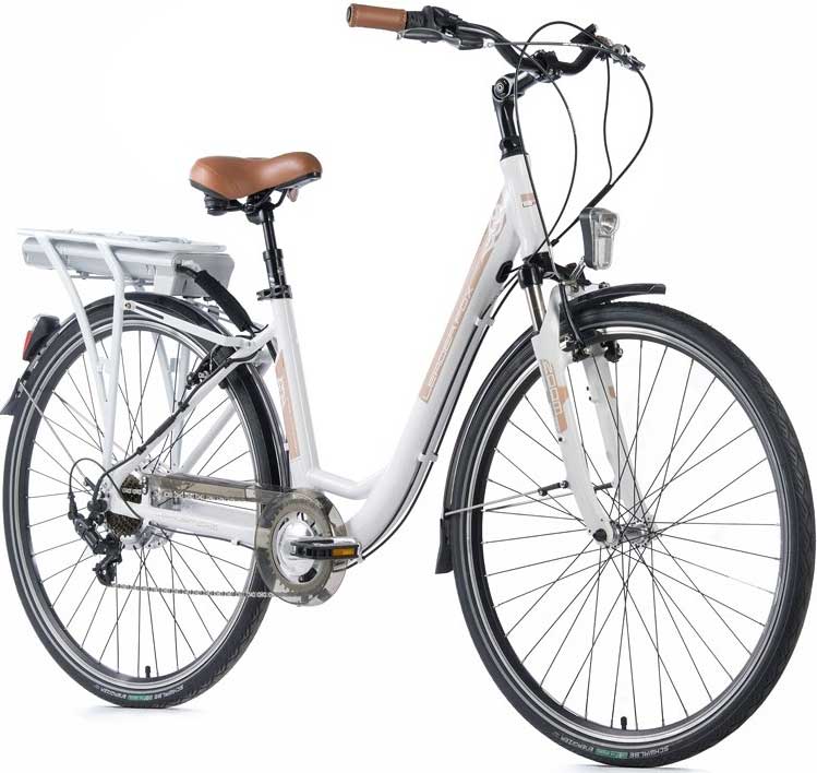 Bicicleta electrica de oras Leader Fox E-Induktora Lady
