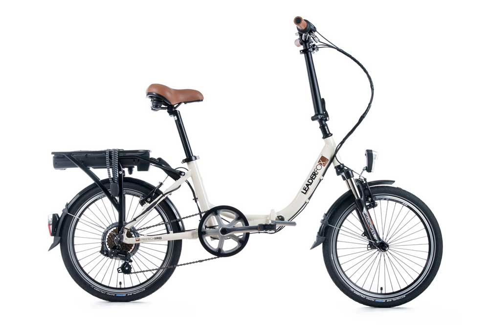 Bicicleta electrica pliabila Leader Fox E-Cityzoom