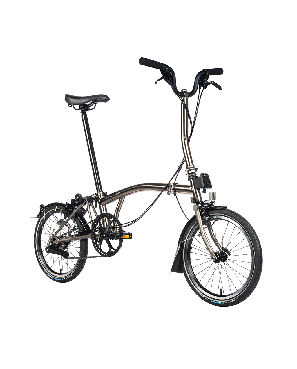 Bicicleta pliabila Brompton H2L/Ni/Ti Nickel Edition 2018