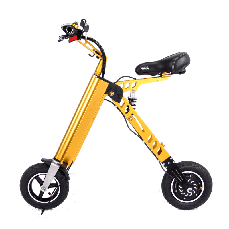 Bicicleta pliabila electrica Robstep X7 - galben