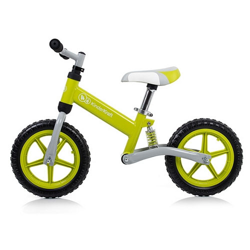 Bicicleta fara pedale Kinderkraft EVO Green