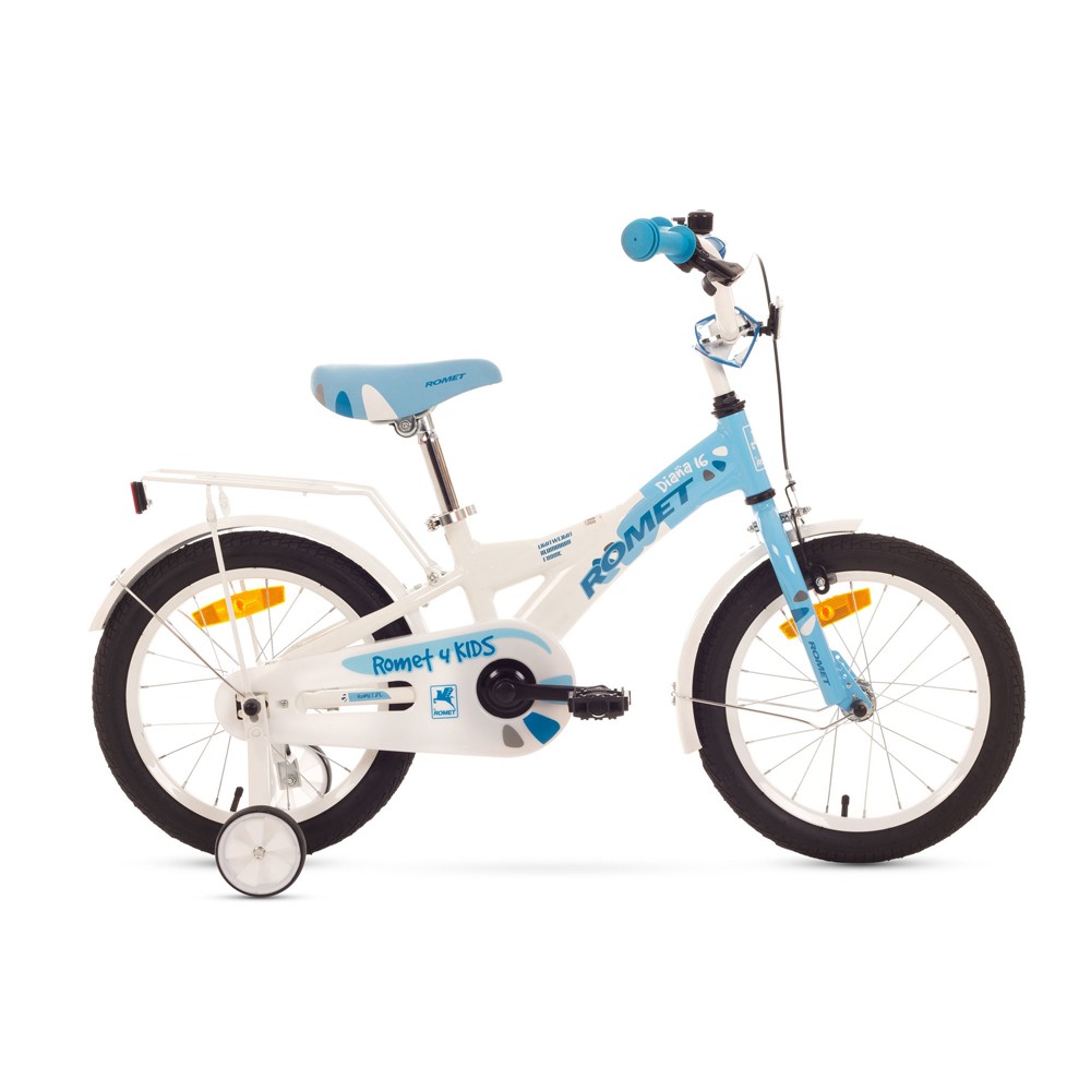 Bicicleta de copii Romet Diana S 16 - albastru-alb