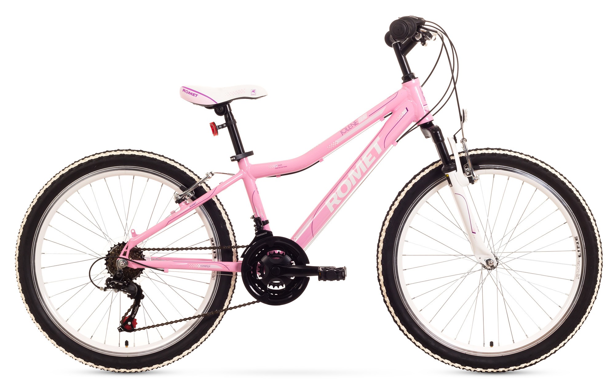 Bicicleta de copii Romet Jolene 24 - Roz