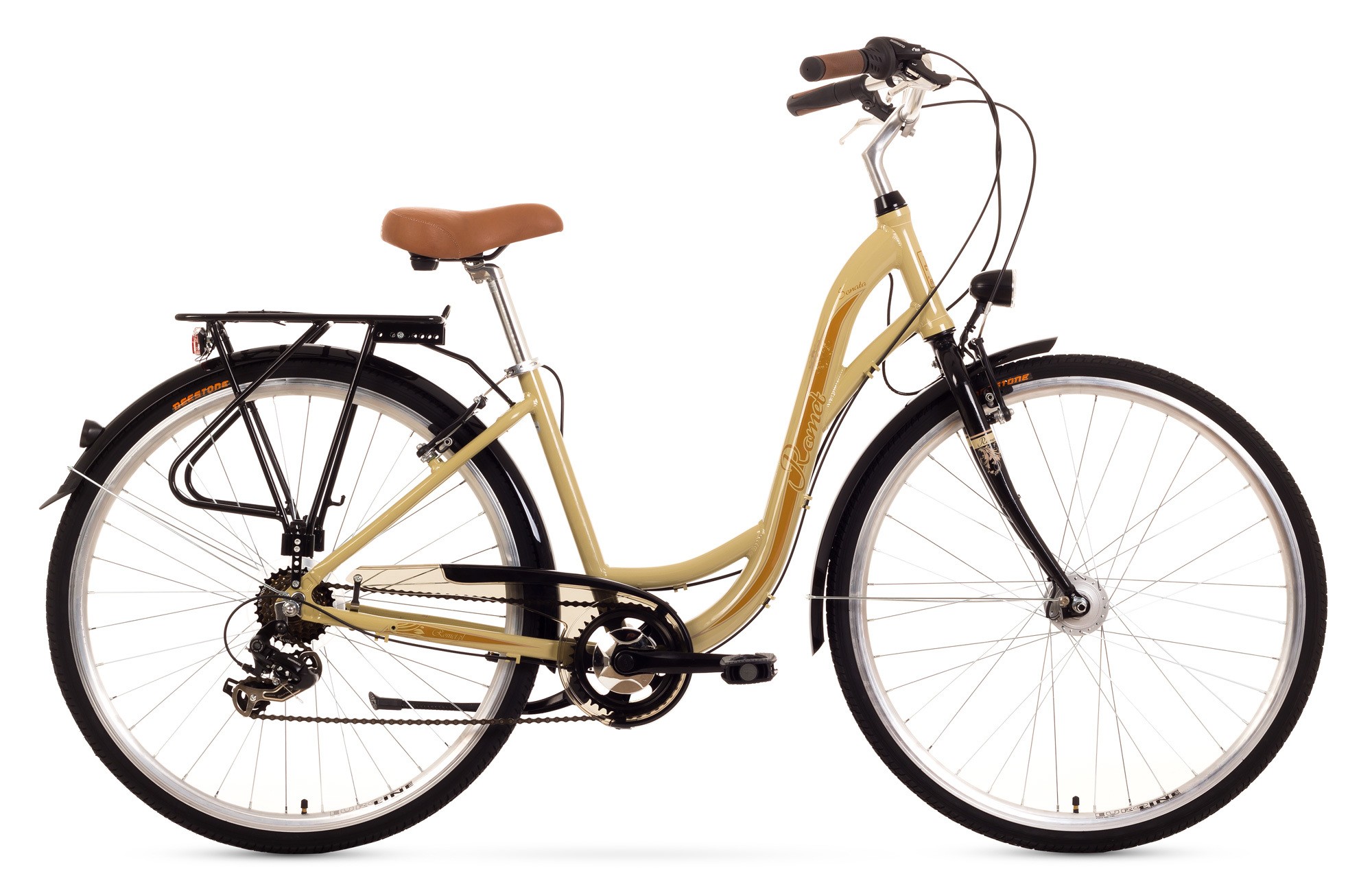 Bicicleta de oras Romet Sonata - crem