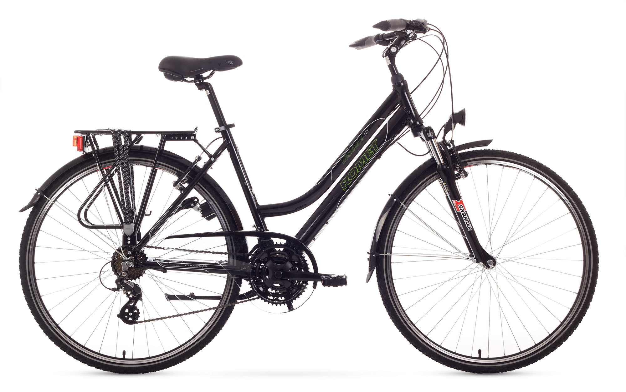 Bicicleta Trekking Romet Gazela 1.0 - negru