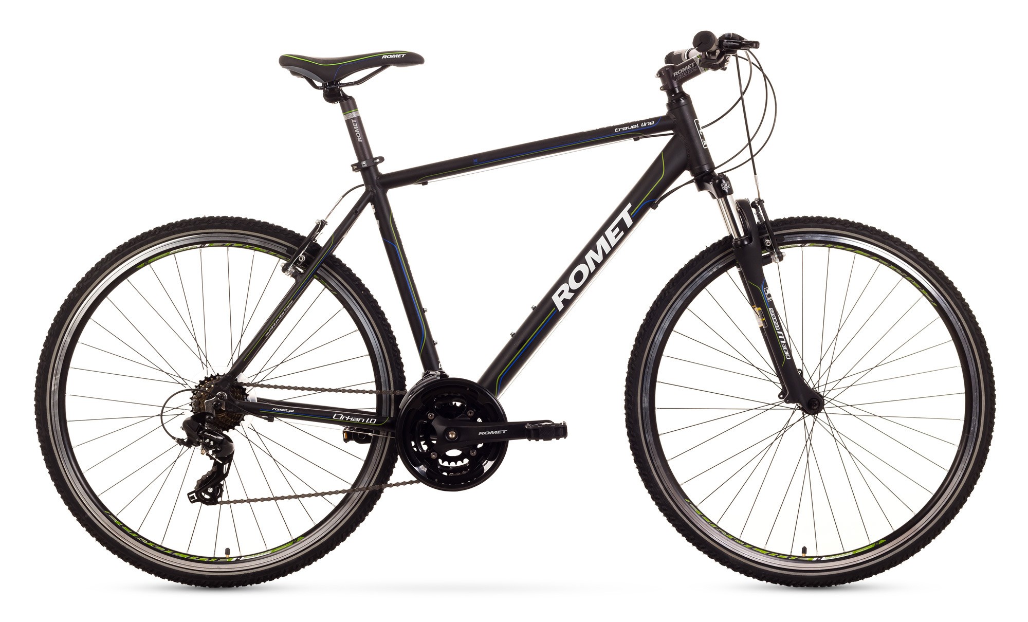 Bicicleta Trekking Romet Orkan 1.0 M - negru