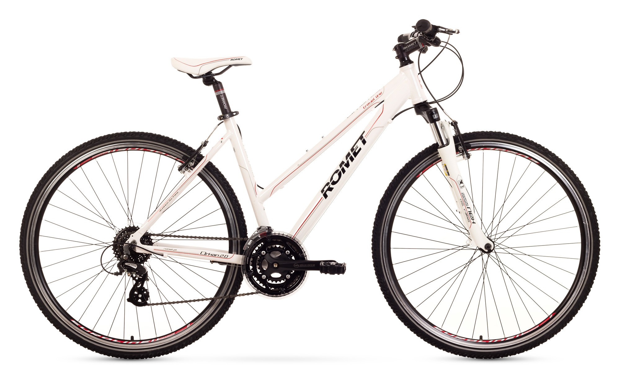 Bicicleta Trekking Romet Orkan 2.0 D - maro