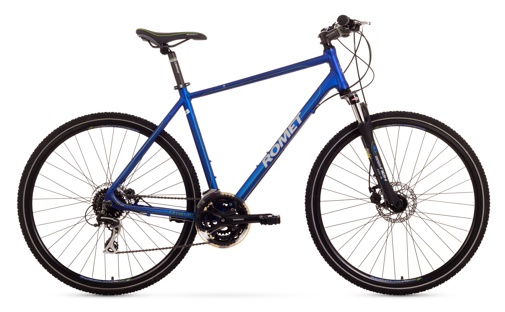 Bicicleta Trekking Romet Orkan 3.0 M - albastru