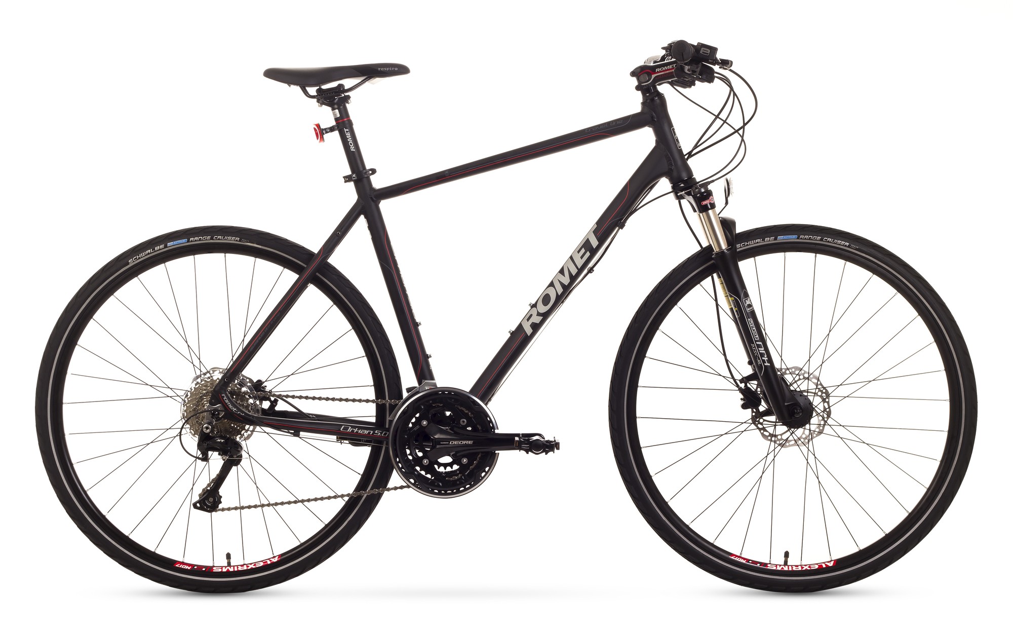 Bicicleta Trekking Romet Orkan 5.0 M - negru