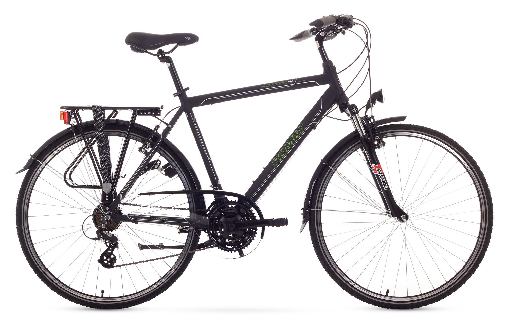 Bicicleta Trekking Romet Wagant 1.0 - negru