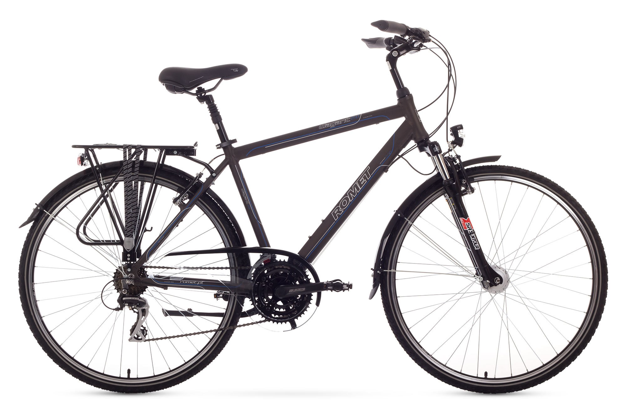 Bicicleta Trekking Romet Wagant 2.0 - grafit