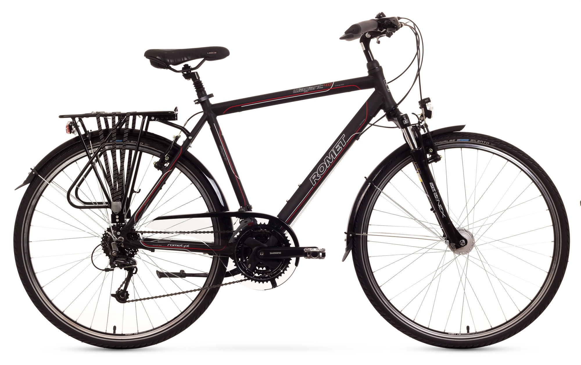 Bicicleta Trekking Romet Wagant 4.0 - negru