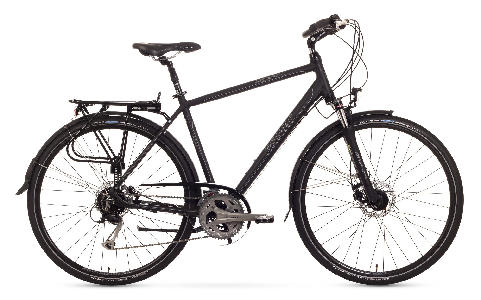 Bicicleta Trekking Romet Wagant 5.0 - negru